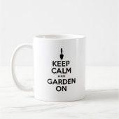 Houd kalm en tuin aan Mok (Links)