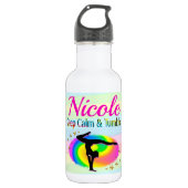 HOUD KALM EN TUMBLE GYMNASTIEK ONTWERP WATERFLES (Voorkant)