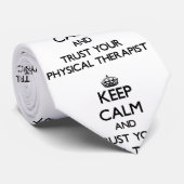 Houd kalm en vertrouw op uw fysieke apotheker stropdas (Opgerold)