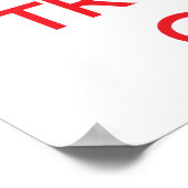 Houd kalm en vertrouw op uw Opticien Poster (Hoek)