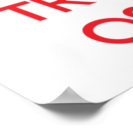 Houd kalm en vertrouw op uw osteopath poster (Hoek)