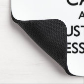 Houd kalm en vertrouw op uw zakelijke analist muismat (Hoek)