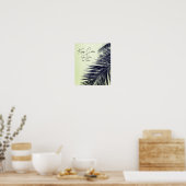 Houd kalm en verwijder onder het palmstrand poster (Keuken)