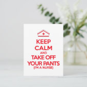 Houd kalm en verwijder uw mieren briefkaart (Staand voorkant)