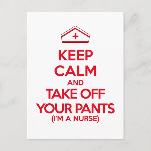 Houd kalm en verwijder uw mieren briefkaart (Voorkant)