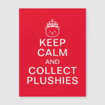 Houd kalm en verzamel plakjes magnetisch Kaart
