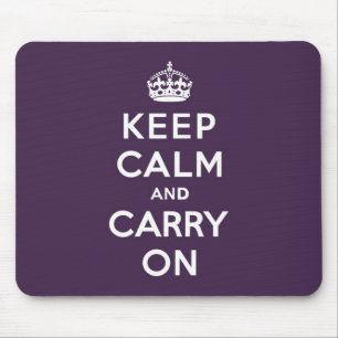 Houd kalm en voer Dioxazine Paars in. Muismat