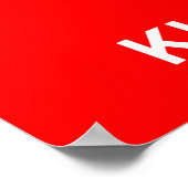 Houd kalm en voer uw tickets uit poster (Hoek)