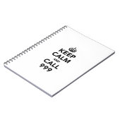 Houd Kalm en Vraag 999 Notitieboek (Linkerzijde)