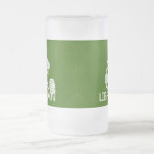 Houd kalm en vraag een Librarian (om het even welk Matglas Bierpul (Center)