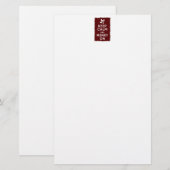 Houd Kalm en Vrolijk Briefpapier (Voorkant / Achterkant)