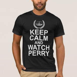 Houd kalm en wacht Perry Schaaltjes van de Recht T-shirt