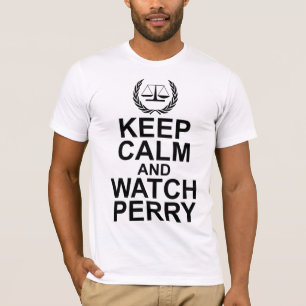 Houd kalm en wacht Perry Schaaltjes van de Recht T-shirt