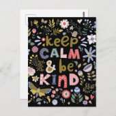 Houd kalm en wees de volkskluipmaaiers briefkaart (Voorkant / Achterkant)