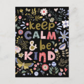 Houd kalm en wees de volkskluipmaaiers briefkaart (Voorkant)