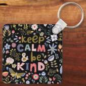 Houd kalm en wees de volkskluipmaaiers sleutelhanger (Achterkant)