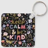 Houd kalm en wees de volkskluipmaaiers sleutelhanger (Achterkant)