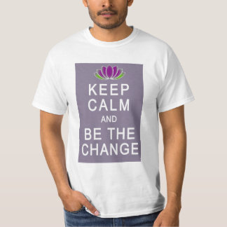 Houd kalm en wees het andere shirt aan