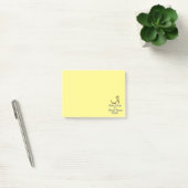 Houd kalm en werk thuis post-it® notes (Kantoor)