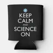 Houd kalm en wetenschap aan blikjeskoeler (Achterkant)