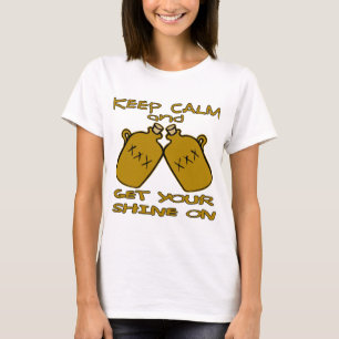 Houd Kalm en word Uw glanzen T-shirt