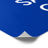 Houd kalm en zeilen bij poster | afdruk met zeilbo (Hoek)