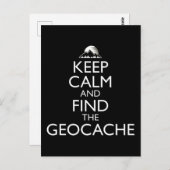 Houd kalm en zoek de tandpijn briefkaart (Voorkant / Achterkant)