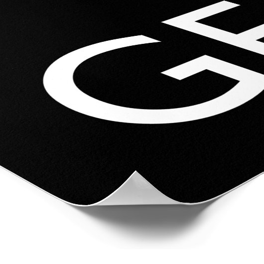 Houd kalm en zoek de tandpijn poster (Hoek)