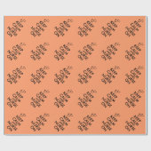 Houd kalm en zuster op papier met cadeautjes (Vlak)