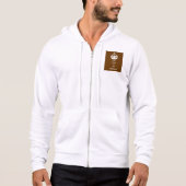 HOUD KALM ETEN CHOCOLADE HOODIE (Voorkant)