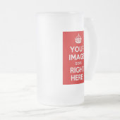 Houd kalm gevroren glazen bier Mok (Voorkant rechts)