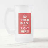 Houd kalm gevroren glazen bier Mok (Links)