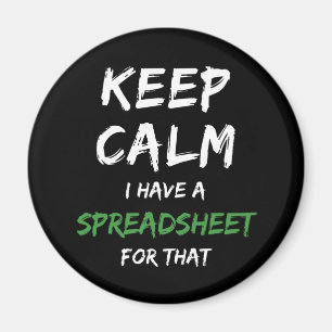 Houd kalm ik heb daar een spreadsheet voor - Excel Magneet