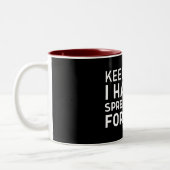 Houd kalm ik heb een spreadsheet voor die Lijst va Tweekleurige Koffiemok (Links)