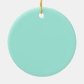 Houd kalm in getompte gymnastiek keramisch ornament (Achterkant)