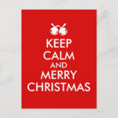 Houd Kalm Kerst Briefkaart Jingle Bells Custom (Voorkant)