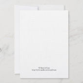 Houd kalm Kerstmis Kaart (Achterkant)