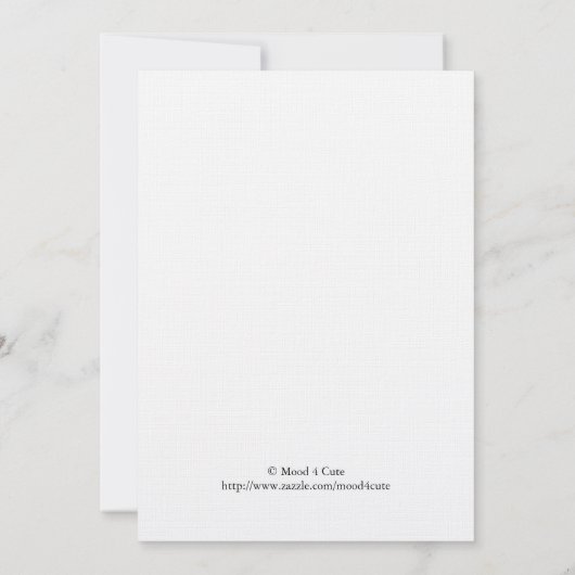 Houd kalm Kerstmis Kaart (Achterkant)