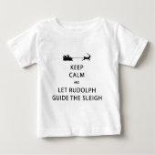 Houd kalm Laat de Rudolph Guide Sleigh (Voorkant)