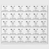 Houd kalm Laat de Rudolph Guide Sleigh Cadeaupapier (Vlak)