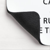 Houd kalm Laat de Rudolph Guide Sleigh Muismat (Hoek)