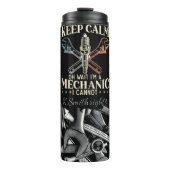 Houd kalm Mechanic Spark Plug Wrench Thermosbeker (Voorkant)