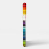Houd kalm naaien op Crafts Rainbow Fabric iPhone C iPhone Hoesje (Rechterkant)