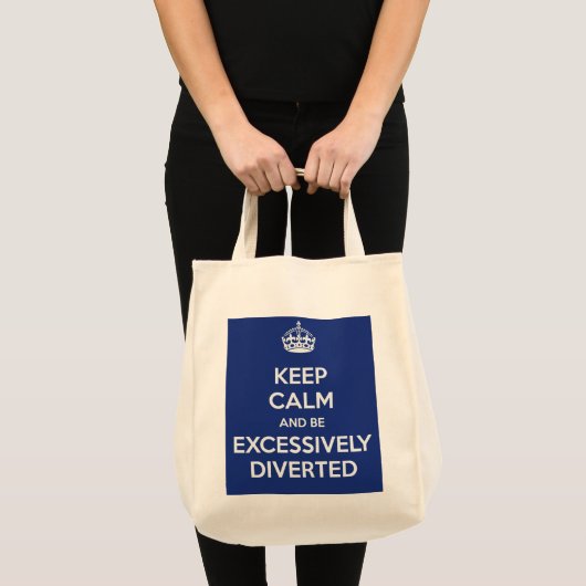 Houd kalm overdreven verstrooid Jane Austen Tote Bag (Voorkant (product))