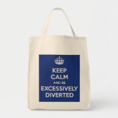 Houd kalm overdreven verstrooid Jane Austen Tote Bag (Voorkant)
