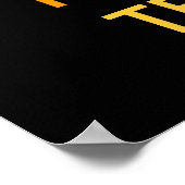 Houd kalm poster verleidelijk met aangepaste kleur (Hoek)