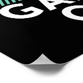 Houd Kalm spel aan Poster voor videospelletjes (Hoek)