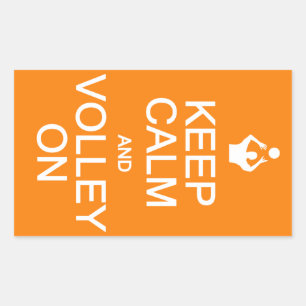 Houd kalm & Volley op stickers