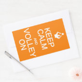Houd kalm & Volley op stickers (Envelop)