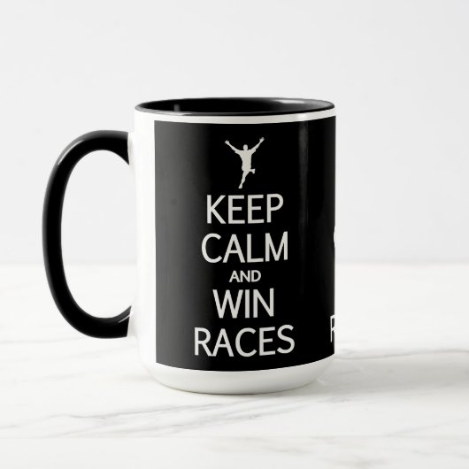 Houd Kalm & win de mok van Rassen - kies stijl, (Links)